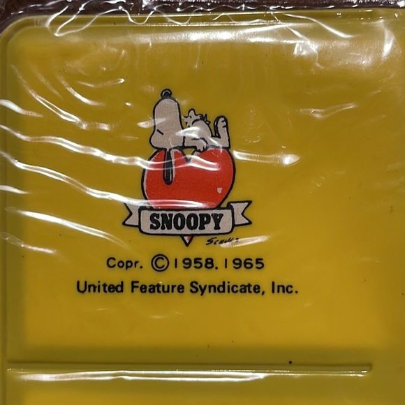 VINTAGE SNOOPY MINI WRITING PORTFOLIO - CUTE STATIONERY SET! - Picture 7 of 8